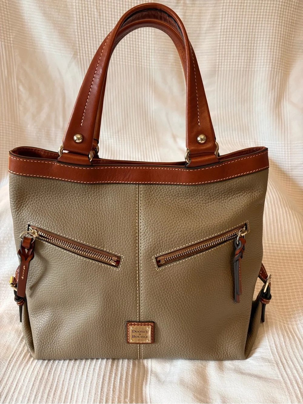 Dooney & Bourke Pebble Grain Small Sara Bag - Elephant